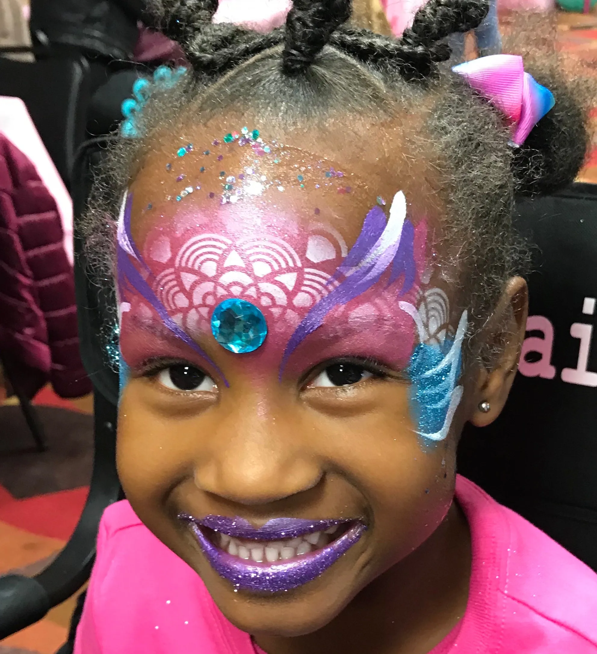 S06 Mandala Sphere Airbrush & Face Paint Stencil