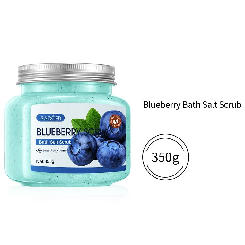 Sadoer - Fruit Bath Salt Scrub Cream Exfoliating Body Care