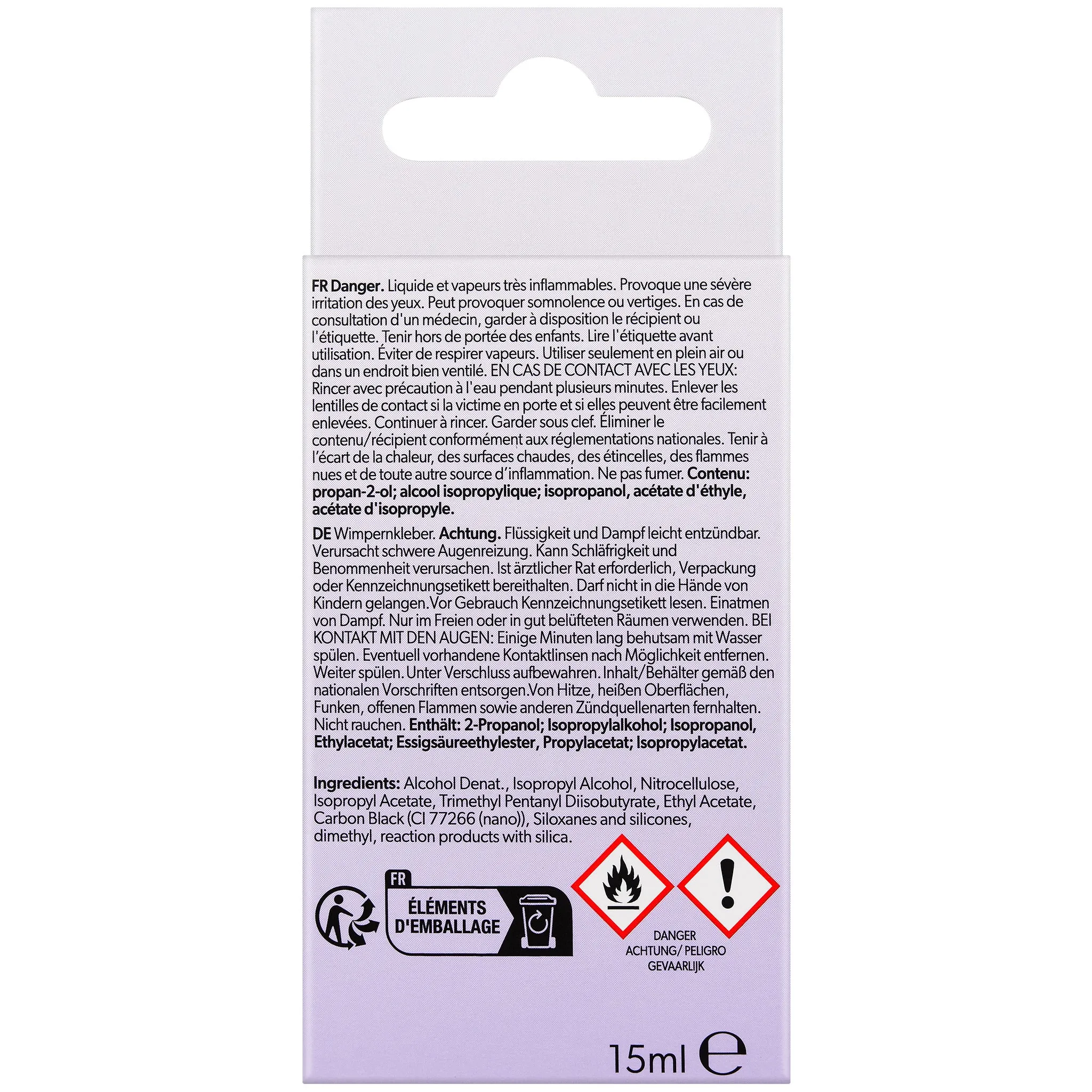 Salon System Individual Lash Adhesive Black (15ml)