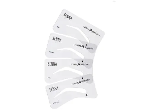 Senna Cosmetics Form-A-Brow Kit Stencils