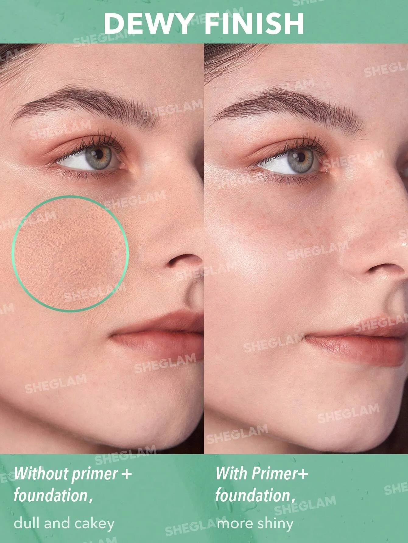 SHEGLAM Good Grip Hydrating Primer Oil Control Moisturizing Primer Gel Smooth Fine Lines Oil And Silicone-Free Face Primer Black Friday Winter Summer Primer