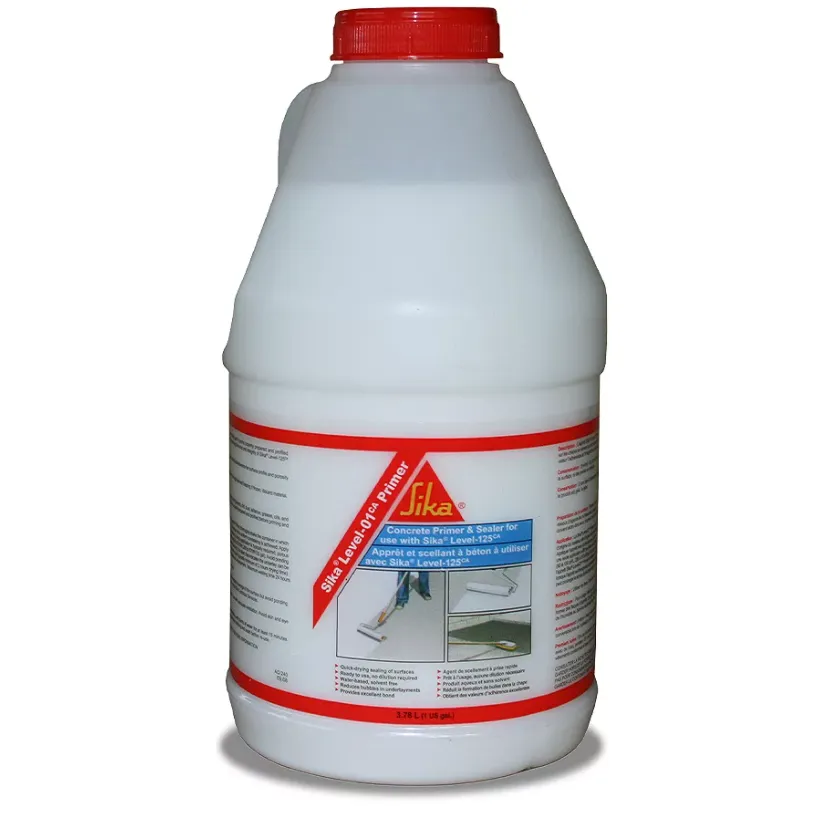 Sika® Level-01 Primer CA one-component, water-dispersed, solvent-free, acrylic-based solution used to prime