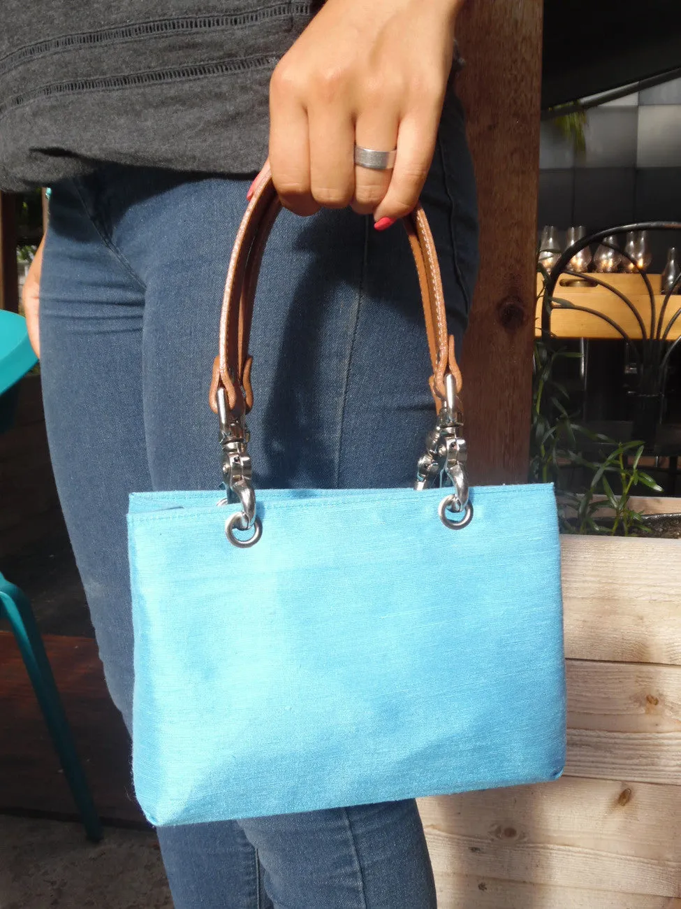 Silk Mini Bags In Assorted Colors