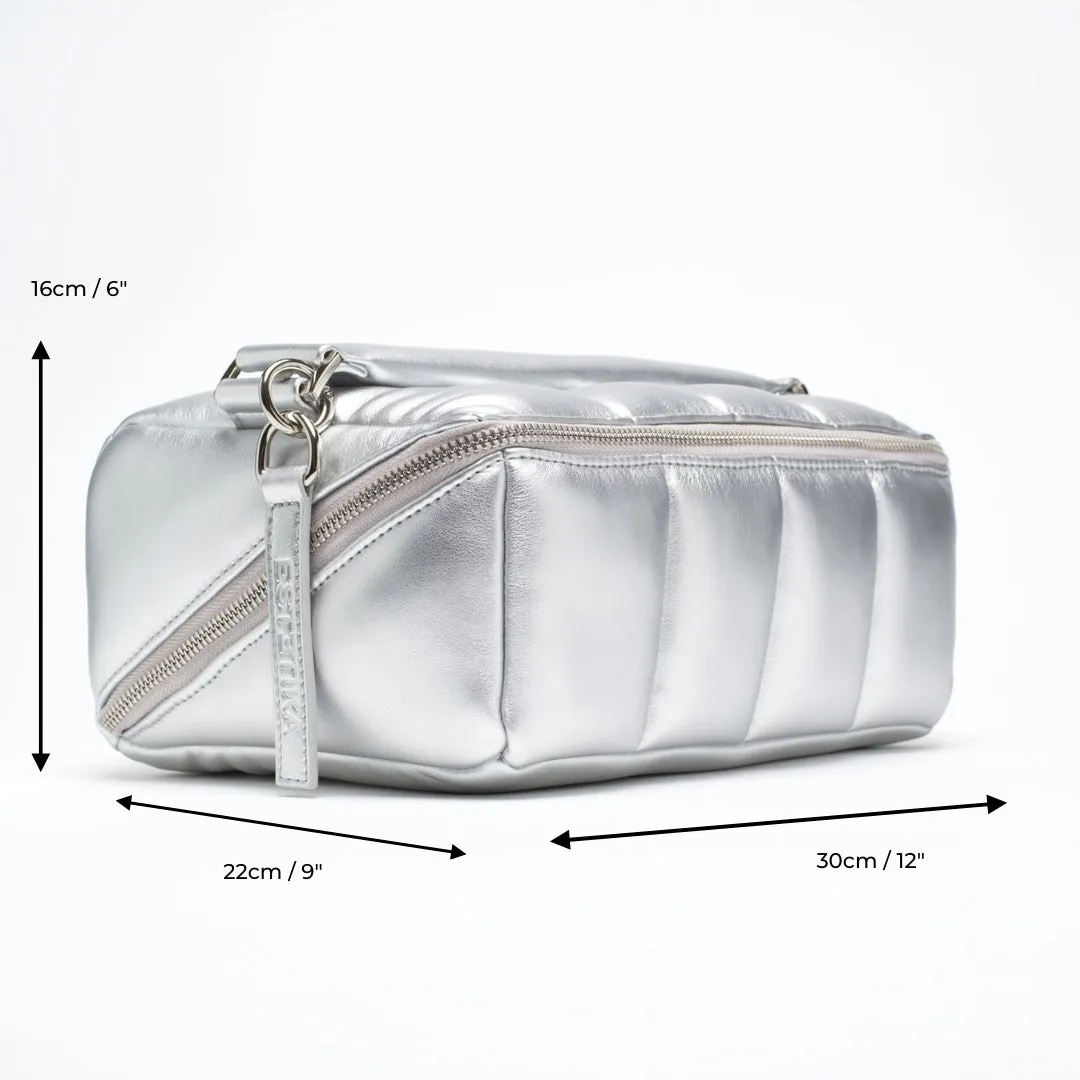 Silver Large Beauty Case - The BIGEE