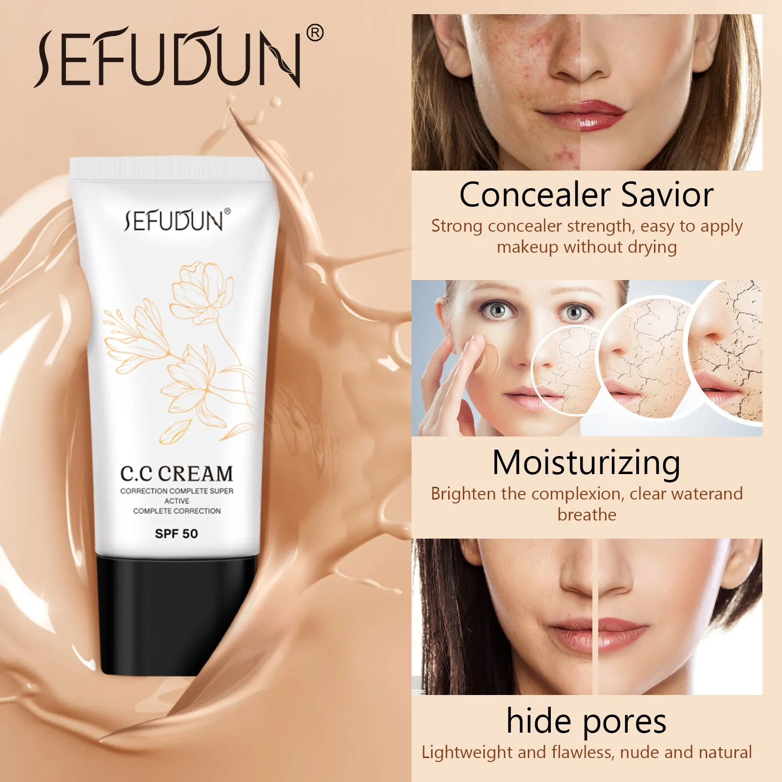 Skin Tone Adjusting CC Cream SPF 50 