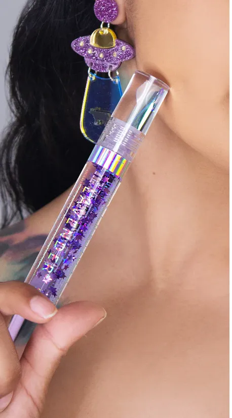 Sparkle Cosmic Gloss: Purple Rain