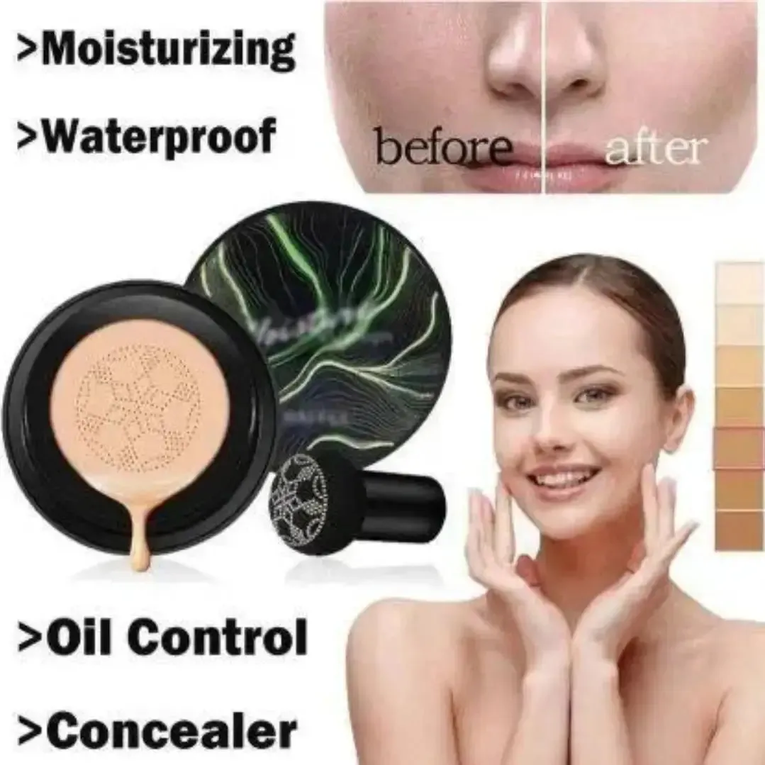 Sunisa Foundation - 3 in 1 Air Cushion Waterproof Foundation CC Cream