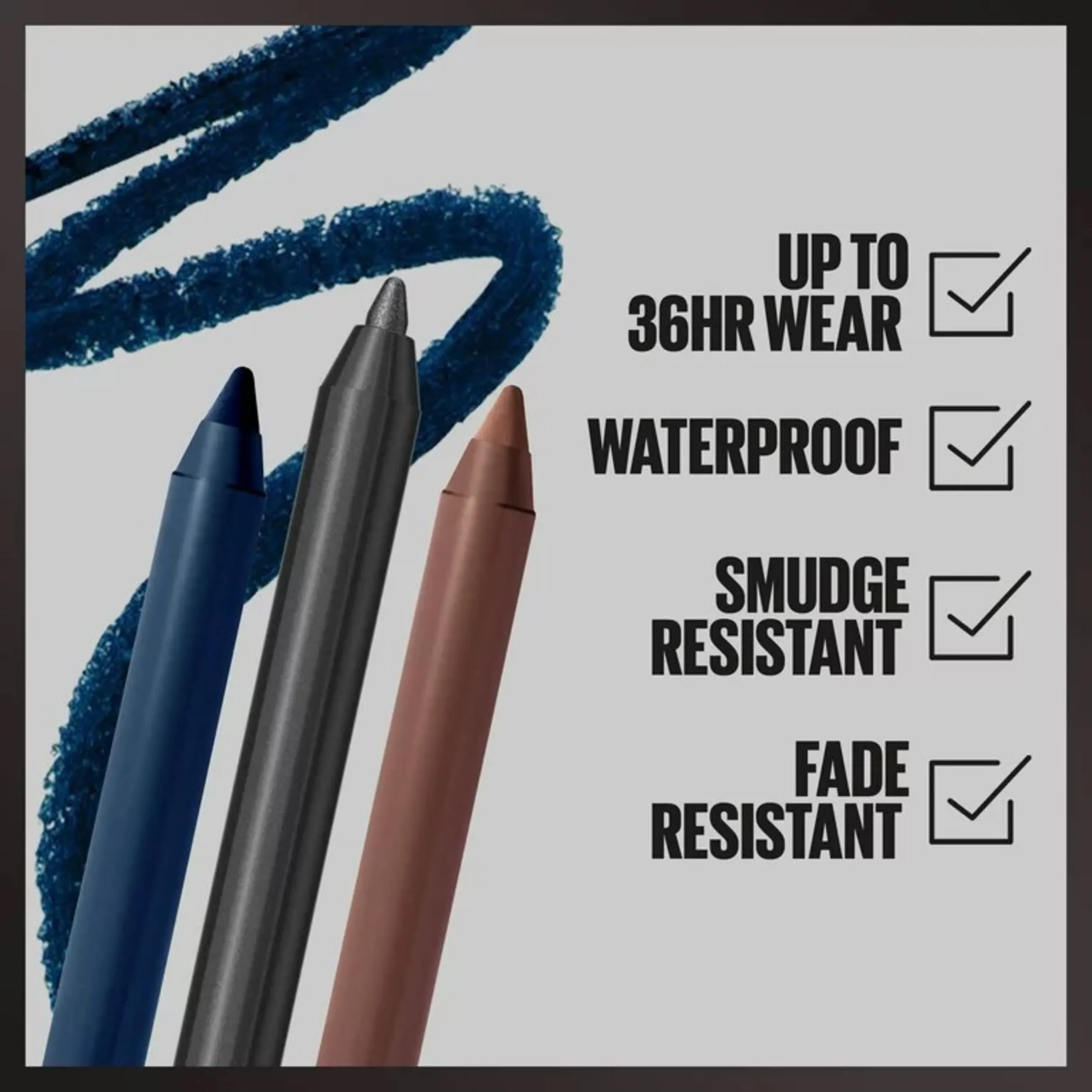 Tattoo Studio Sharpenable Gel Pencil Waterproof Longwear Eyeliner