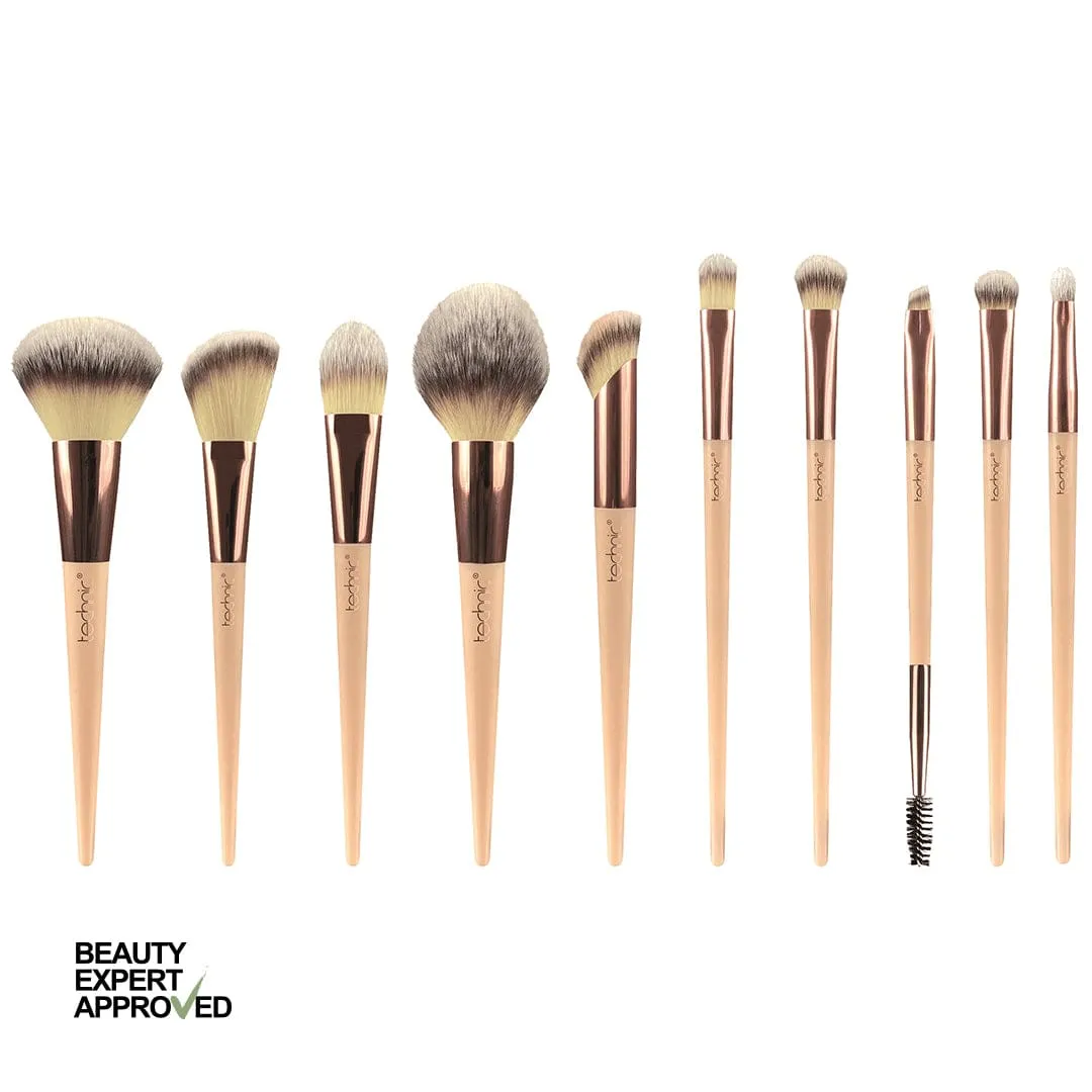 Technic 10 Piece Brush Set Exclusive Bundle