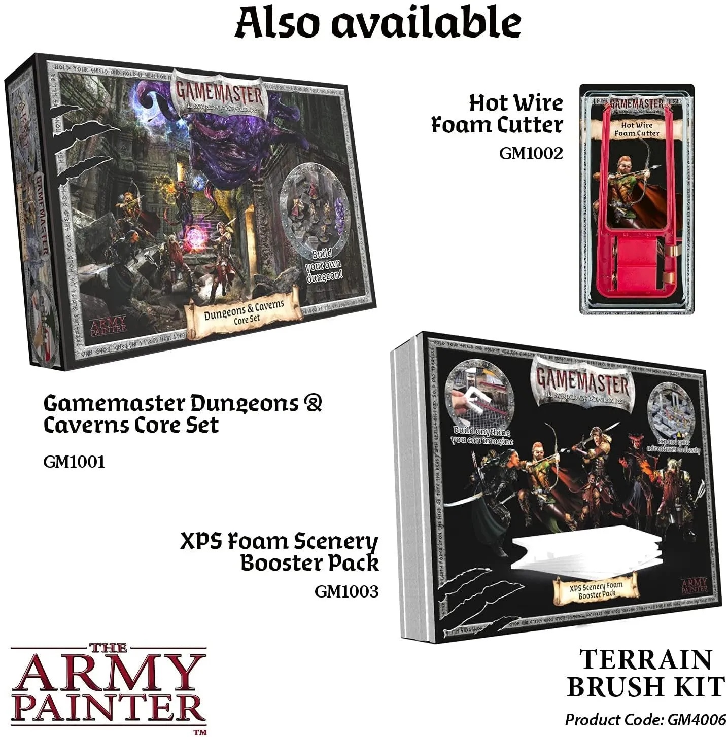 The Army Painter - GameMaster: Terrain Brush Kit