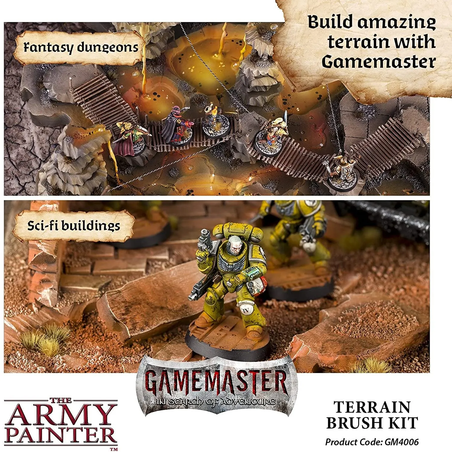 The Army Painter - GameMaster: Terrain Brush Kit