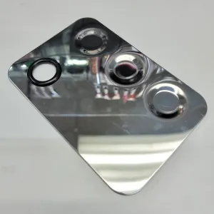 theMUAproject 3 Well 4x6 Stainless Mixing Palette