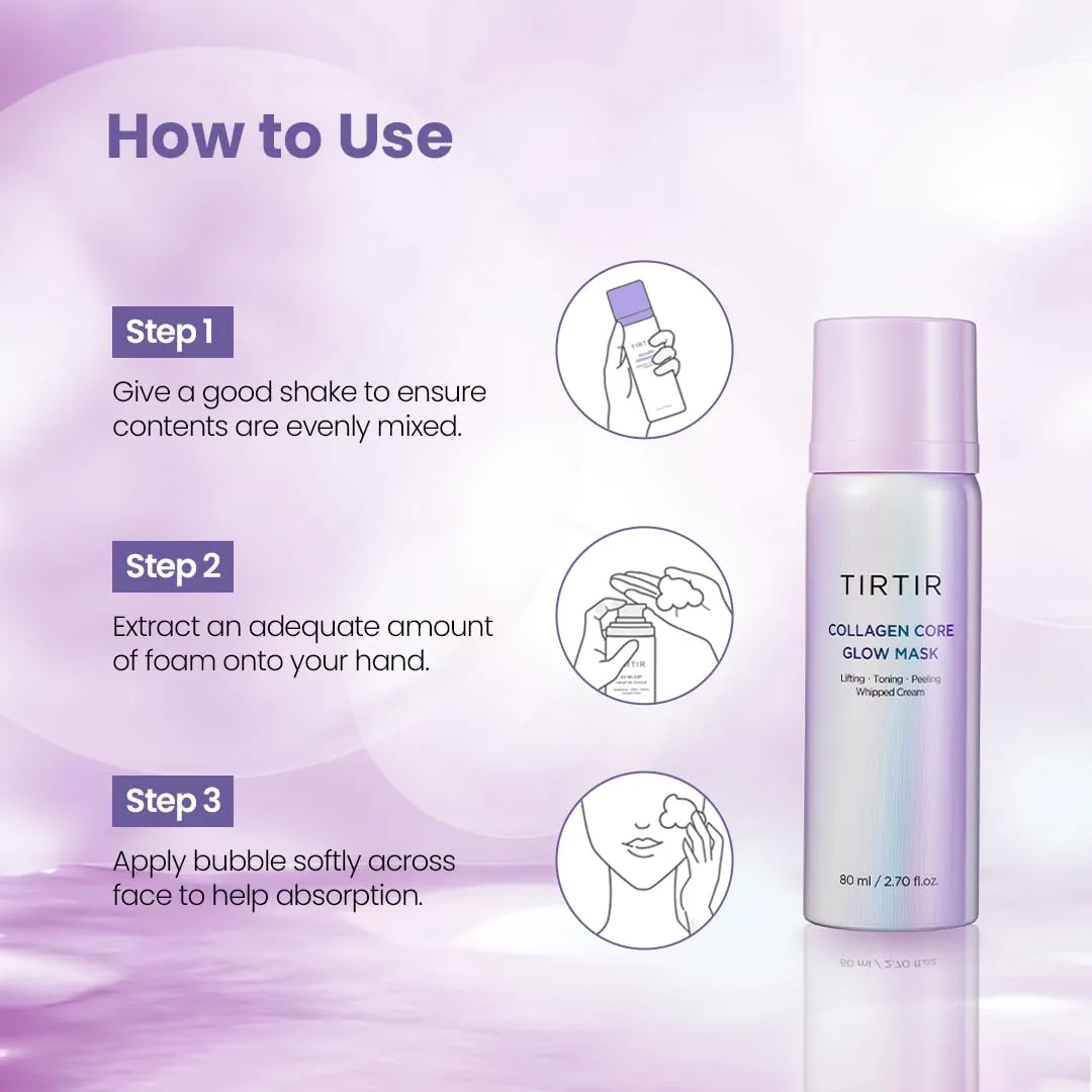 TIRTIR Collagen Core Glow Mask, 80ml / 2.70 fl.oz
