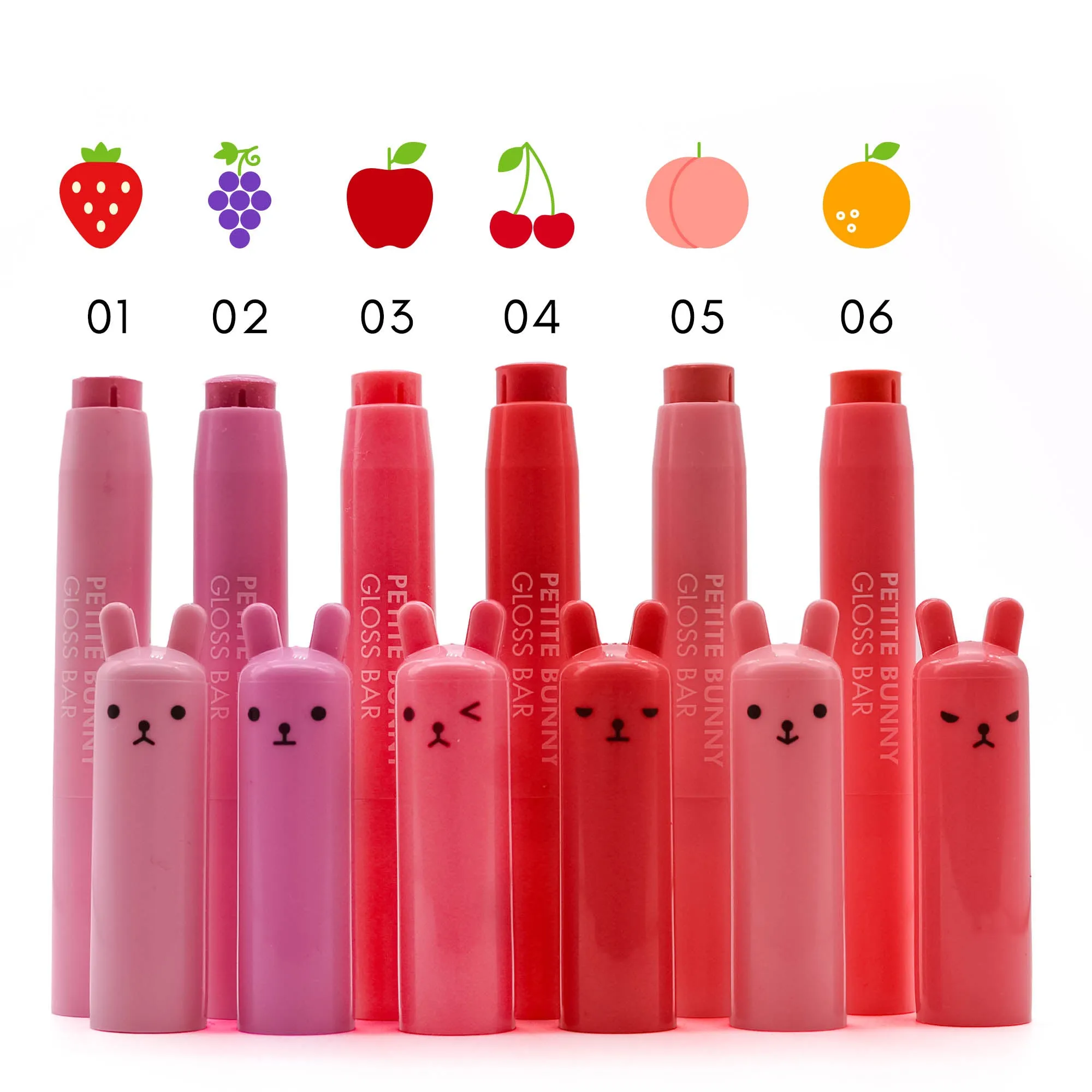 TONYMOLY Petite Bunny Gloss Bar 01 - Juicy Strawberry | Korean Beauty