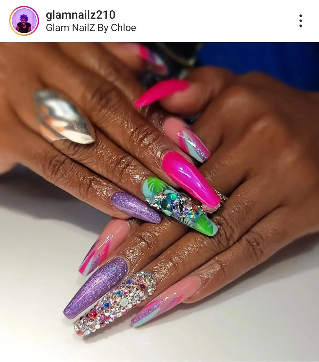 Tropical Leaves - Airbrush Nail Stencils