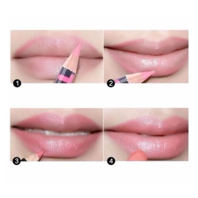True Lips Lip Liner Pencil Set of 12pcs