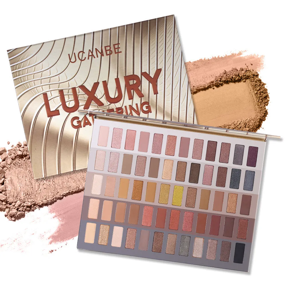 UCANBE 60 Colors of Luxury Eyeshadow Palette, Everyday Glitter Matte Earth Colors