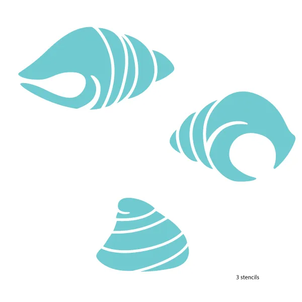 Under the Sea Theme - Ocean Wall Mural Stencil Kit