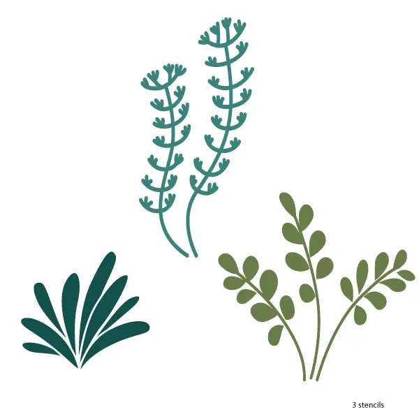 Under the Sea Theme - Ocean Wall Mural Stencil Kit