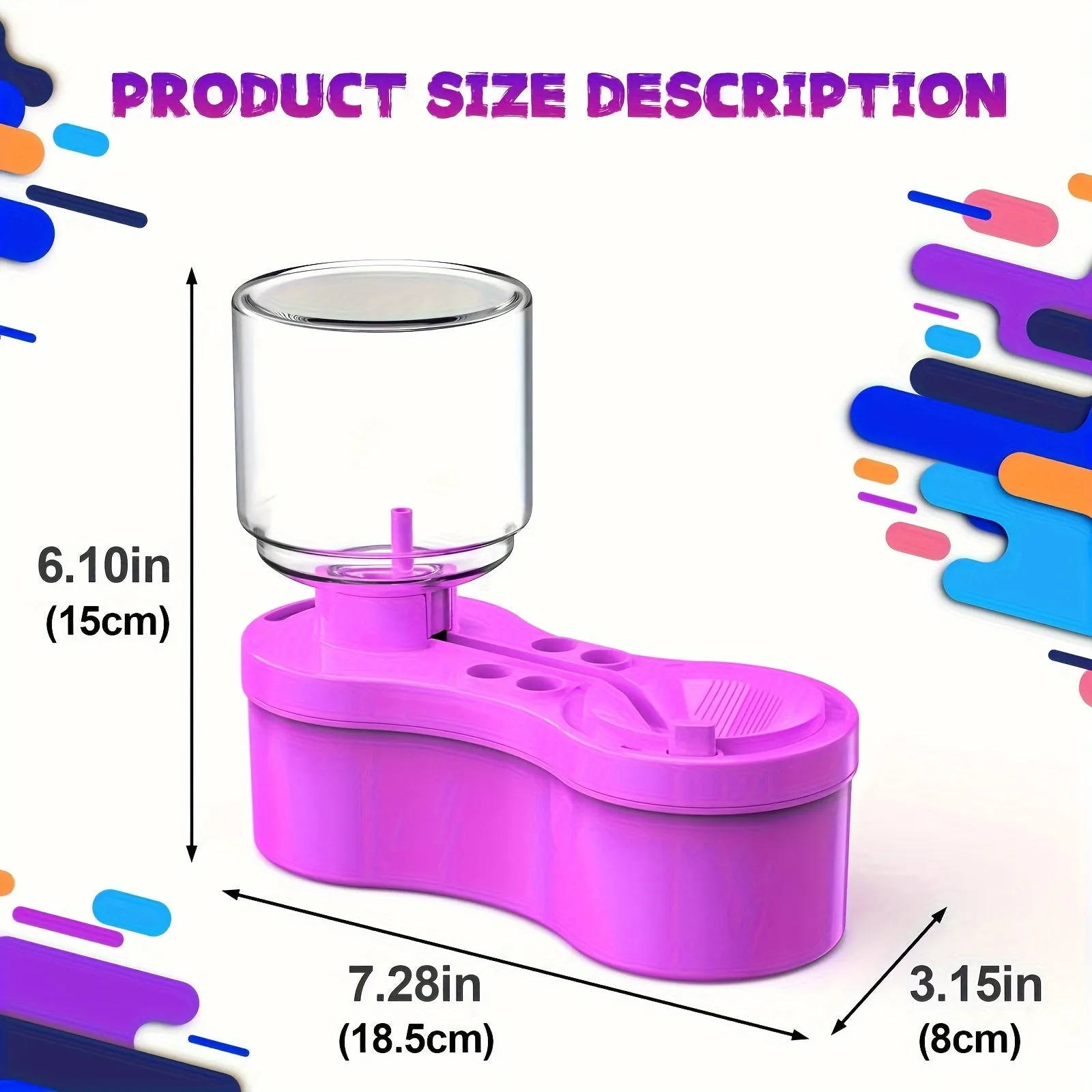 Universal Crafts Paint Brush Cleaner Rinse Cup - Pink
