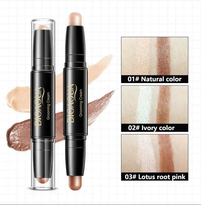 Versatile 3-in-1 Contour Stick for Radiant Glow and Flawless Finish