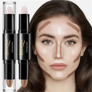 Versatile 3-in-1 Contour Stick for Radiant Glow and Flawless Finish