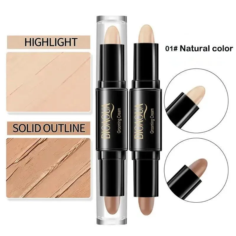 Versatile 3-in-1 Contour Stick for Radiant Glow and Flawless Finish