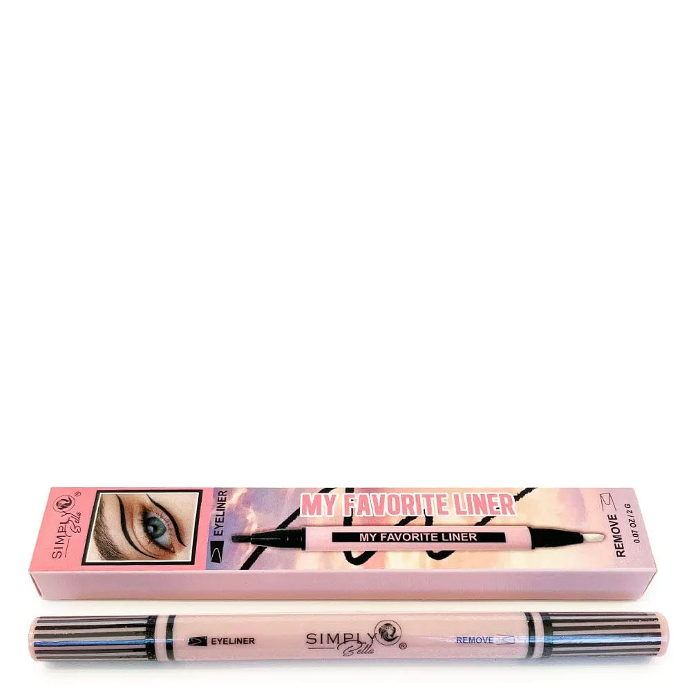 Waterproof Eyeliner With Remover (24 unit)
