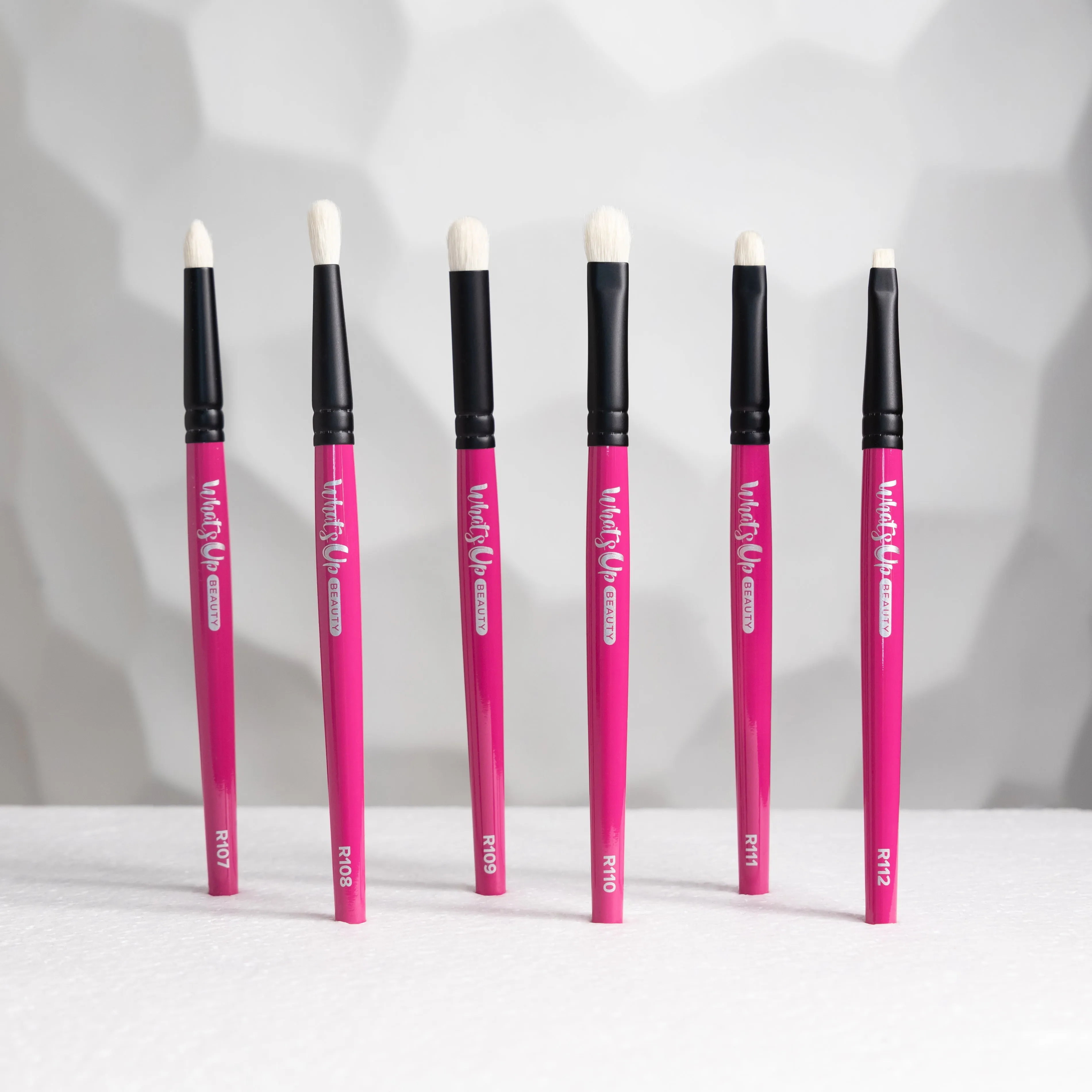 Whats Up Beauty - 6 Eyeshadow Brushes (R107, R108, R109, R110, R111, R112)