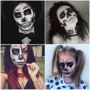 White Makeup Foundation Cream Concealer Cos Halloween Makeup Zombie