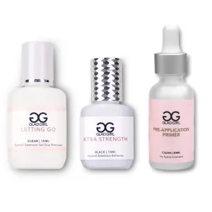 Xtra Strength Eyelash Extension Glue   Remover/Primer Combo