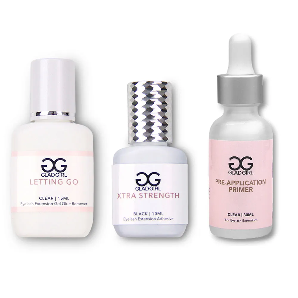 Xtra Strength Eyelash Extension Glue   Remover/Primer Combo