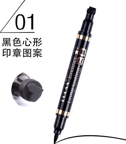 YANQINA Lasting 36H Liquid Eyeliner Pencil Waterproof Black Makeup Long-lasting Easywear Eye Liner Pen Cosmetic Lady Beauty Tool